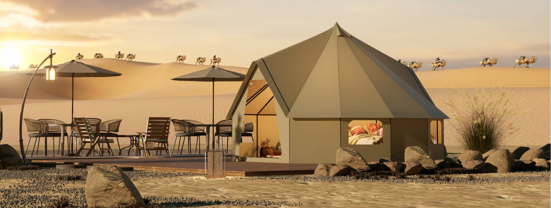 鄂伦春自治旗露营酒店帐篷产品